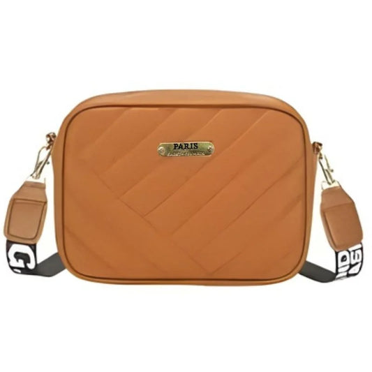 Brown Leather Handbag for Girls & Women | Stylish Shoulder & Crossbody Bag | Daily Use & Gift