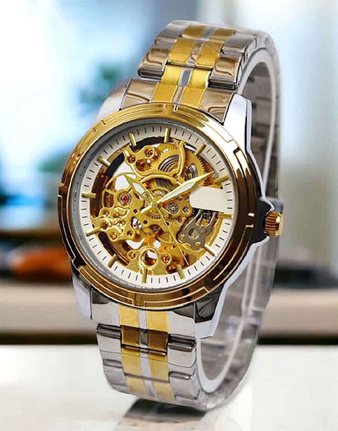 Luxury Automatic Skeleton Watch for Men