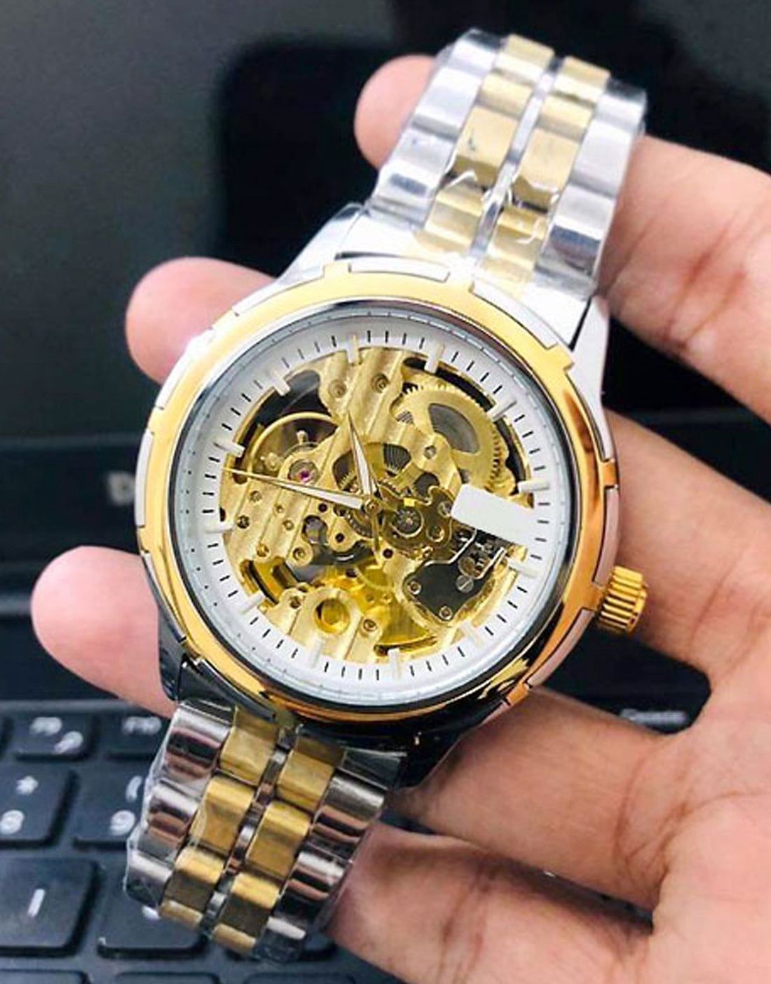 Luxury Automatic Skeleton Watch for Men